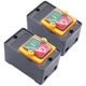TWTADE / 2PCS Latching Push Button Switch Waterproof On/Off Motor Start KAO-5 
