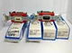 4pc Leviton (1) Ivory 1224-2IL & (3) Brown 1224-2L 4-Way Key Lock Switch