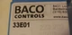 NEW BACO Controls 33E01 Contact Block - normally closed button (stop)