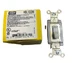 HUBBELL HBL1222W Wall Switch: Toggle Switch, Double Pole, White, 20A