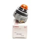 Idec APD199DN-A-24V Dome Pilot Light, Amber, 24V AC/DC, 30mm Diameter