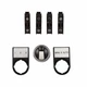 Eaton M22-WK3-K22-P 22.5 mm 1NO 1NC 3-Position Momentary Selector Switch