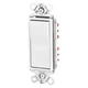 BRYANT 9903W Wall Switch,20A,White,3-Way Type,Rocker 52HE97