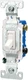 Eaton 3 Way Lighted Toggle Switch White Side Push Wire 15 Amp 120 Volt