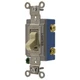 HUBBELL HBL1201IL IllumWllSwtch,Ivory,15A;Bk;Side,SnglPole 5Z731