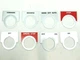 MANY TYPES - SIEMENS Legend Name Plate Half Round For Controls Button Switch VN