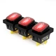 FILN 3PCS KCD4 Toggle Switch on Off 30A Marine IP65 Waterproof Rocker Switch ...