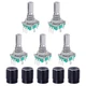 WayinTop 5 Set 360 Degree Rotary Encoder Code Switch Push Button EC11... 