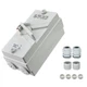 Antrader 1Pcs Enclosed Motor Disconnect Switch,63A 2Pole 220V Universal Disco...