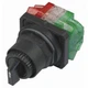 DAYTON 31XH92 SelectorSwitch,Non-Illum,3Pos,30mm,Black 31XH92