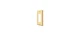 Deltana SWP4754CR003 Switch Plate; Single Rocker; Lifetime Brass Finish