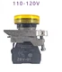 1PC NEW Schneider Indicator light XB4BVG8 ZBV-G1 yellow 110-120VAC #YY