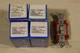 Lot of 4 Leviton 1222-21 Double Pole Toggle Switch  20A  120/277V  Ivory