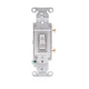 Hubbell Bryant Gray COMMERCIAL Toggle Wall Light Switch Single Pole 15A CS120GY