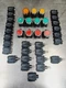 HUGE LOT* Moeller EF, E-K01, E-K10, Light Lamp Contact Block Module, Push Button