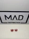 LOT OF 2 Schneider Electric 9001 KA3, Red Contact Block, Series K