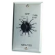 Nsi Tork Spring-Wound Timer, Range 0 to 60 min., Knob: Plastic C560MH Nsi Tork