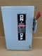 GE TG3221 30 Amp 240 VAC 2 Pole NEMA 3R Outdoor Fusible Safety Switch
