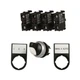 NEW EATON M22-WK3-K22-P 3 POSITION MOMENTARY SELECTOR SWITCH ASSEMBLY KIT