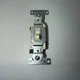 Eaton White Framed Toggle Wall Light Switch Single Pole 15A 120V Bulk 1301-7W