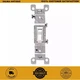 15 Amp Single-pole Switch, White (10-pack) | Leviton Switches Ac/ca Of Light