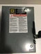 Square D DU322 60 A 240 V General Duty Safety Switch