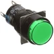 1PC IDEC CORPORATION AL6M-M14P-G Pushbutton switch, 18mm btn, 24V LED, Gree