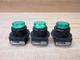Fuji Electric AR30G3L E3 Illuminated Push Button Green (Pack of 3)