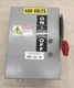 GE Heavy Duty Safety Switch, 30 Amp 600 Vac/250Vdc, Max HP 30, Cat No. THN3361J