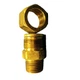 TracPipe FGP-FST-500 AutoFlare 1/2" Straight Fitting Brass CSST/NPT OmegaFlex