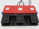 Bernstein Classic Altech 616.3500.703 Triple 3-Pedal 2-Speed Metal Foot Switch