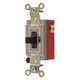 BRYANT 4921 Wall Switch,Brown,20A,1 to 2 HP 49YZ44