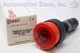 IDEC HW1E-LV4F11QD-R-120V Illuminated E-Stop &ndash; 22mm, 40mm Mushroom, Push-Lock Tu