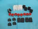 Schneider Electric.TELEMECANIQUE ZB4BA4+ZBE204+ZBV-B4.(LOT8PCS).NEW.