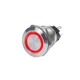 Blue Sea 4163 SS Push Button Switch - Off-(On) - Red - 10A BLUE SEA SYSTEM 4163