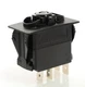 V2D1AX0B-00000-000-XWHT1 Carling Momentary On -Off Rocker Switch with White