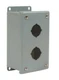 SIEMENS P30EMS02P Push Button Enclosure: 30mm, 2 Holes, Carbon Steel, NEMA 12/13