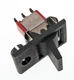 Lof of 4 - C&K 7101-J62-Z 2 Position ON-NONE-ON SPDT with LED Mount, NOS