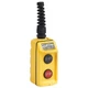 SQUARE D 9001BW95Y PendantCntrlStn,DeadEnd,2Buttn,Blk/Rd 5FTP8