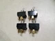 LOT OF 4 - CARLING 3A-250VAC 6A-125VAC 1/4HP 125-250VAC TOGGLE SWITCH ON/OFF