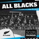 BrownTrout All Blacks Official 2025 12x24" Monthly Square Wall Calendar