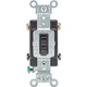 (5)-Leviton Commercial Grade 15A Brown Framed Toggle 4-Way Switch 014-54504-002