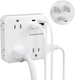 Multi Plug Outlet Extender with USB, Amerisense 2100J Wall Charger ... Fast Ship
