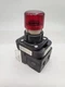 Allen-Bradley 800H-QRTH2R 30 mm Pilot Light Red LED Push to Test 12-130V AC/DC