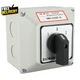 Universal Rotary Changeover Switch 660V 40A 3 Position 3 Phase with Exterior Box