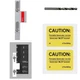QYZZRS Generator Interlock Kit Compatible with Square D 3.2X1.1X0.12, silver 