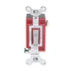 Hubbell Wiring Device-Kellems Hbl1222gy Wall Swtch, 2-Pole, 120/277V, 20A, Gry,