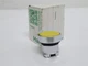 233014 New In Box; Schneider ZB4BA5 Push Button Actuator; Yellow; 22mm