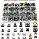 TWTADE Micro Momentary Tactile Push Button Multicolored-2/3/4 Pin 26 Values
