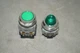 ^ Idec AOD120N-BGR Switch Push Button & APD199DN-G-24V Green Pilot Lamp Light